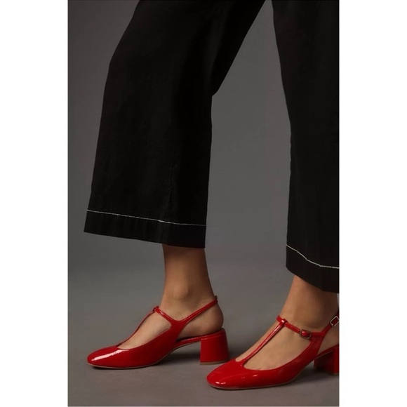 NWT Anthropologie Maeve Colette Linen Wide Leg Pants Black Contrast Stitch 24 - Picture 12 of 14